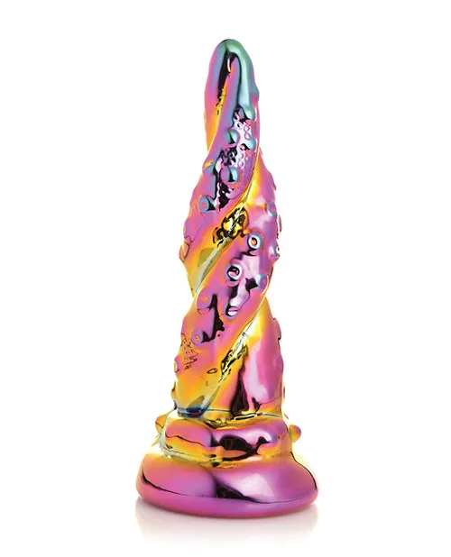 XR Brands Dildos Creature Cocks Enchantress Rainbow Glass Dildo