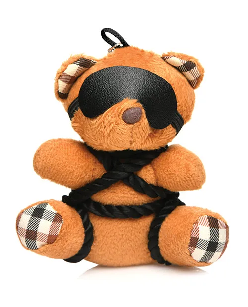 XR Brands Male Sex Toys Master Series Bound Teddy Bear Keychain