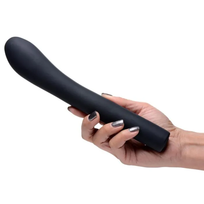 XR Brands Vibrators Inmi 5 Star Come Hither Silicone Rechargeable GSpot Vibrator Black